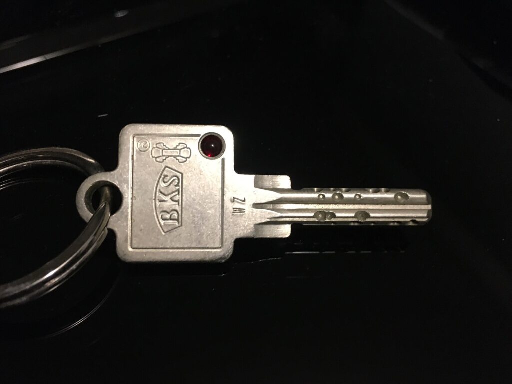 A set of apartment keys