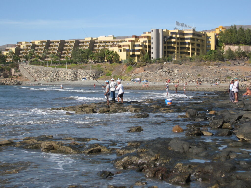Apartment complexes at Bahia Feliz in the south of Gran Canaria