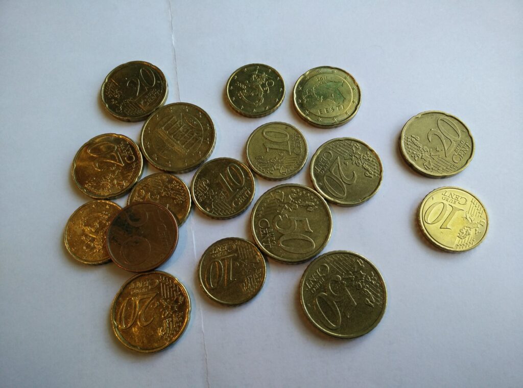Euro coins