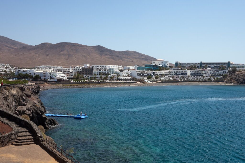 Strandpromenaden i Playa Blanca, Lanzarote